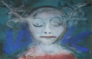 Pastell, 15 000,-