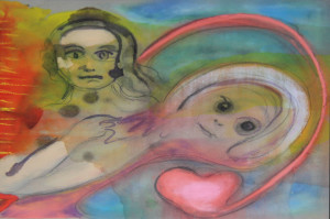 Original pastell, 12 000,-