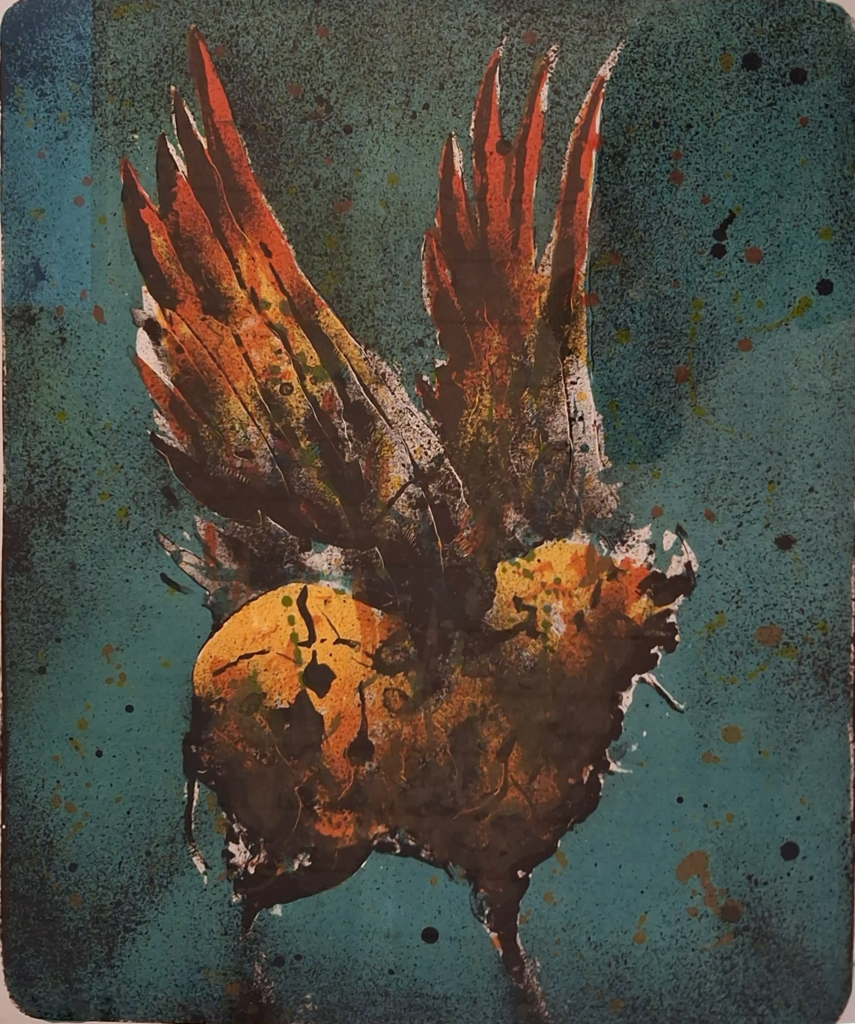 "Vinget løve" av Håkon Gullvåg